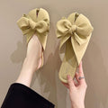 2025 baotou bow half slippers women's summer outweareasiest for matchflats lazy casual sandals slip-on flat heel