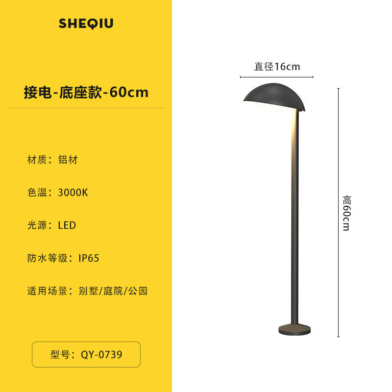 Villa garden landscape stake lights outdoor waterproof park lawn lights courtyard lights minimalist modern pathway turf lights