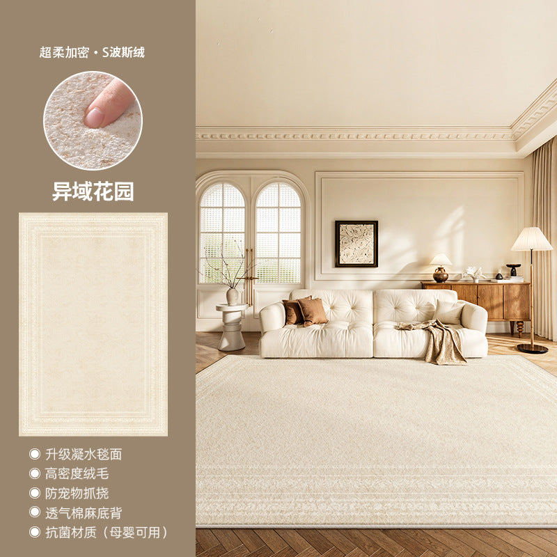 Distributed carpet living room bedroom  new style accessible luxury high-end modern simple bedside no-wash, wipeable and no maintenance