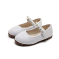 spring/autumn korean style new girls' leather shoes, export order, princess flats, children's velcro performance dance shoes