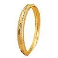 24k gold-plated copper middle eastern geometric hollow-out design women's bangle bracelet - perfect for brides, weddings, and parties