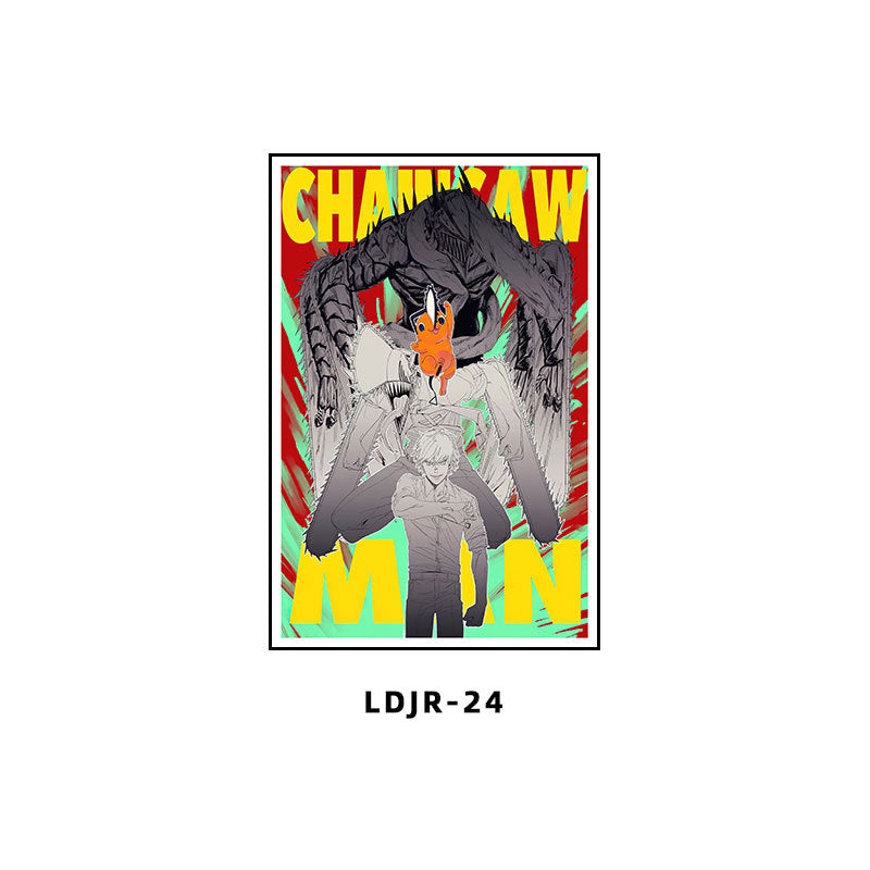Chainsaw Man Decorative Painting Dianji Hayakawa Autumn Chainsaw Man Poster Hanging Painting E-sports Room Bedroom Anime Second Dimensional Mural