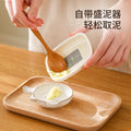new wasabi mustard ginger garlic grinder - manual garlic press and grinding tool for kitchen, kids, and baby food