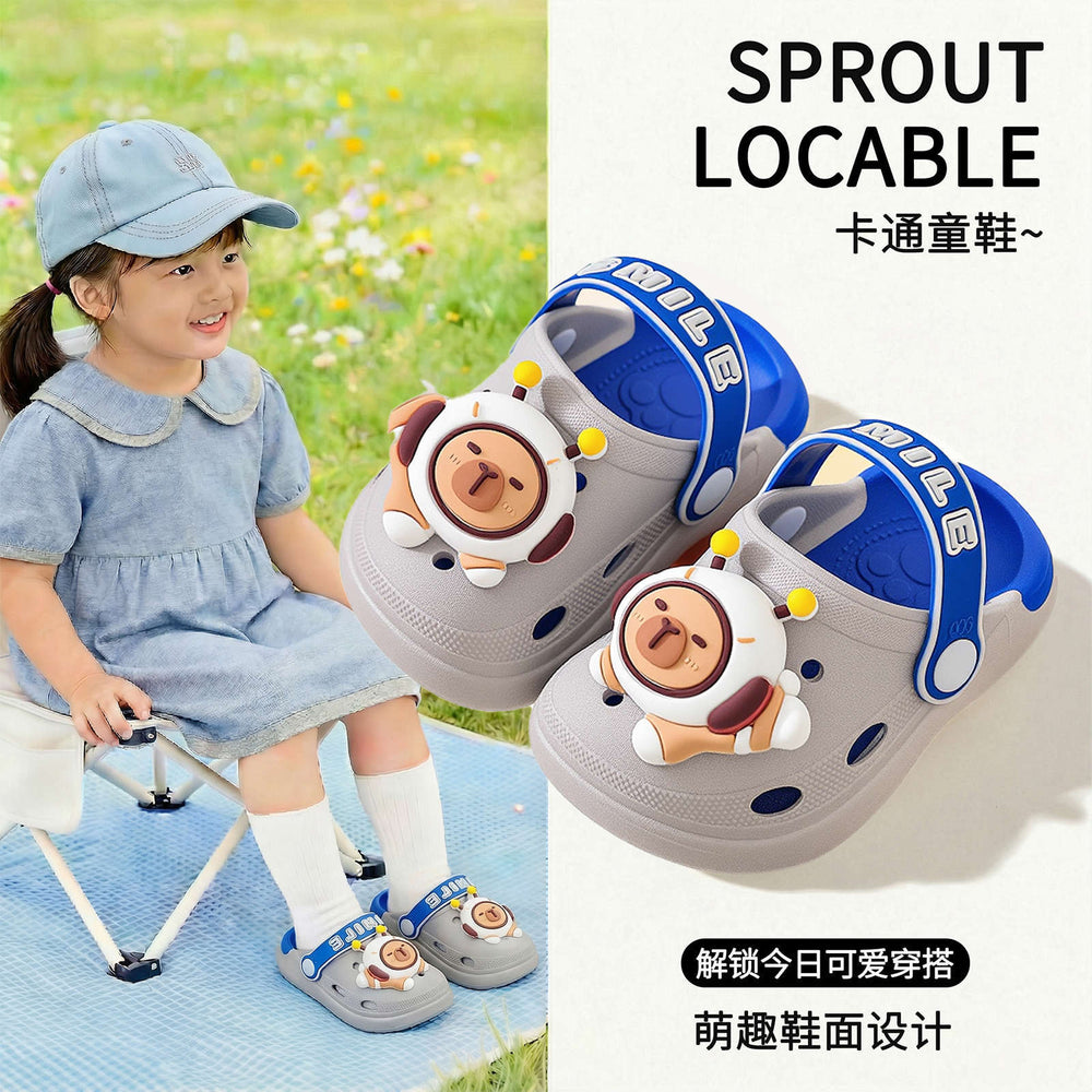 Kids' clogs: summer indoor anti-slip cartoon sandals for girls and boys (toddler to big kid sizes) - perfect for indoor use, outdoor wear, and beach days