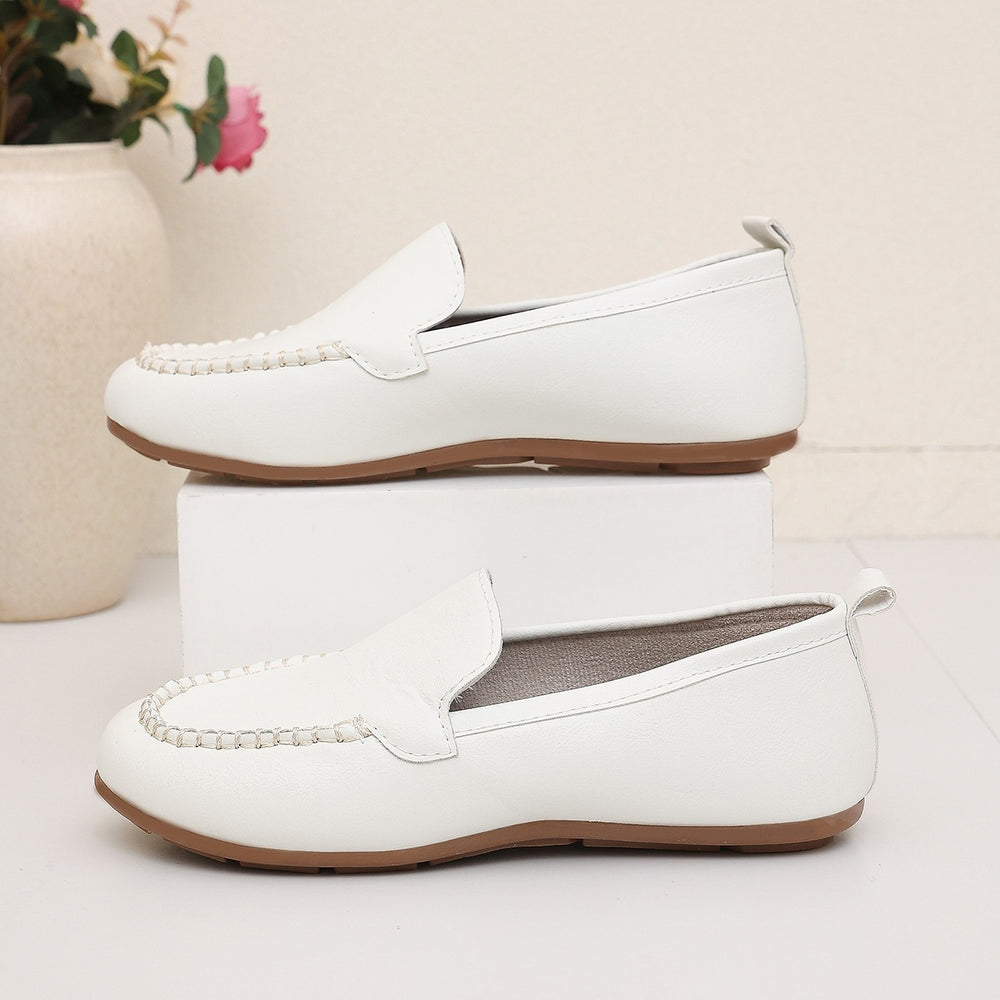 flat bottom retro lazy flatsautumnew arrivalexportplaidplus size slip-on beanie shoes for women
