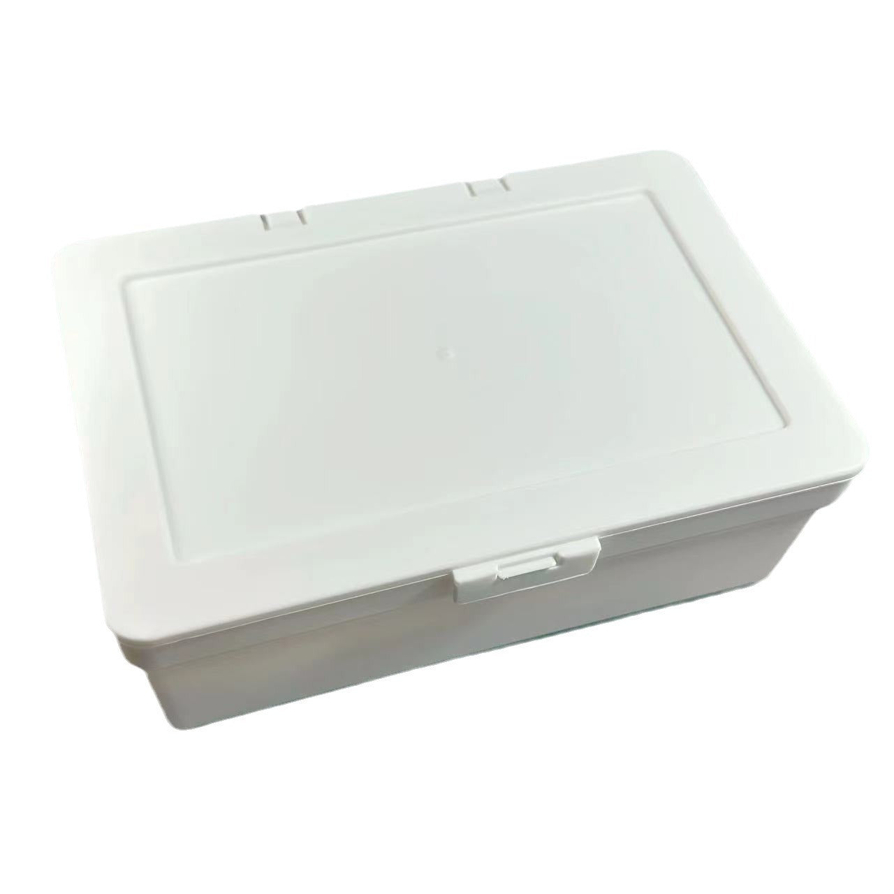 ins unprinted wind pure white flip storage box card hand material dust storage desktop stationery finishing box wholesale