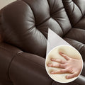 Italian accessible luxury olympia longjiang sofa brown first layer cowhide sofa large flat floor living room genuine leather sofa