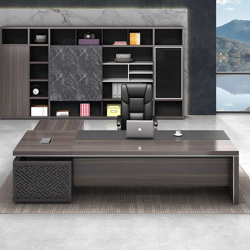 Boss Table President Simple Modern Manager Office Desk and Chair Combination Supervisor Desk New Class Desk Office Furniture