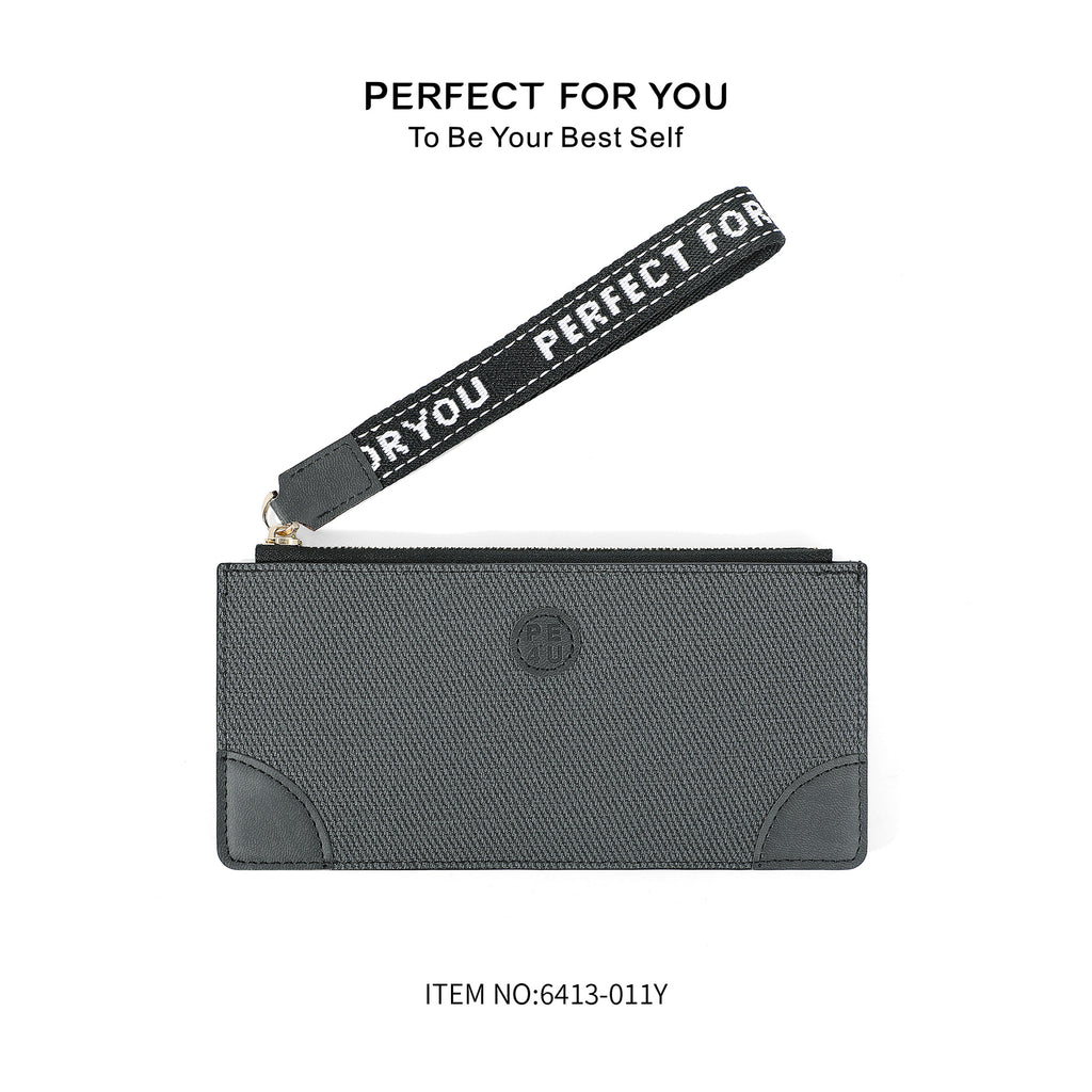 2025 new wallet women's high-end long ultra-thin envelope wallet large capacity fashion denim women's wallet