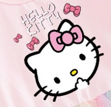 Girls' fashionable skirt chic dress summer outfit kids kuromi princess dress baby girl my melody clothes thin