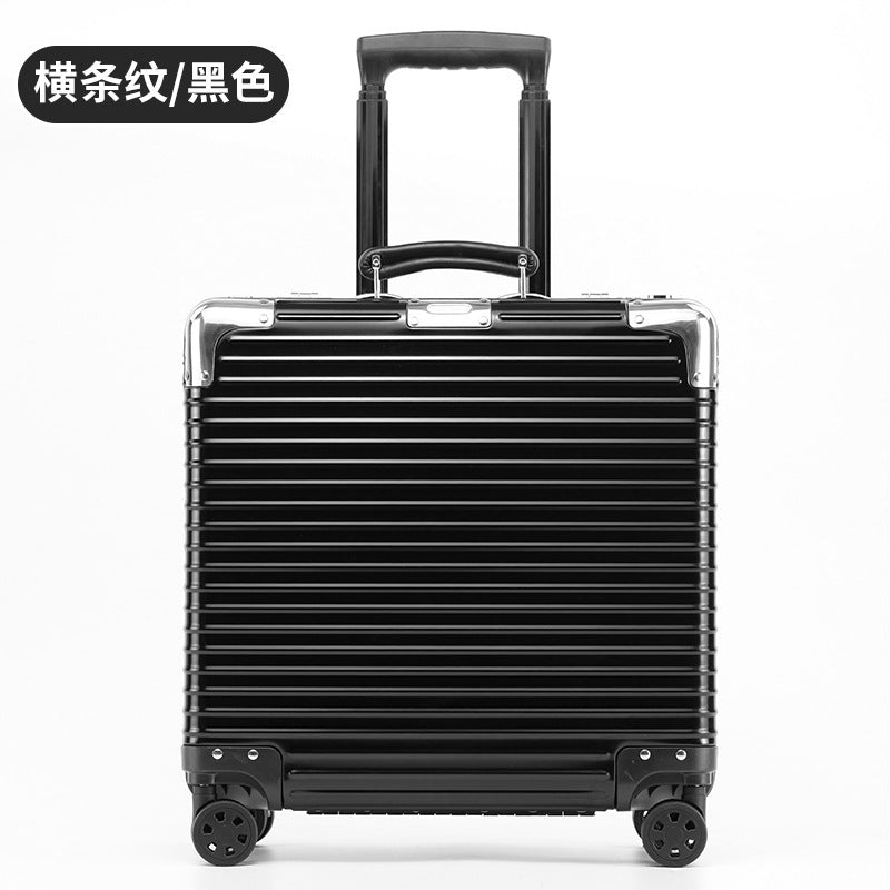 All-aluminum magnesium alloy trolley case 18-inch boarding case 20-inch suitcase bag all-metal small suitcase password box