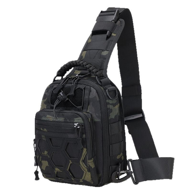 Cross-border  outdoor sports shoulder backpack outdoor new shoulder bag jungle camouflage multi-functional shoulder bag