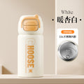 Letter double drink bouncing cup 316 stainless steel digital display thermos cup student water cup portable portable cup