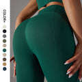 European and american new multi-panel seamless yoga pants - high waist, tummy control, butt lift, compression leggings - breathable workout running fitness pants