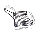 Modern minimalist metal square napkin holder iron art storage rack for cafes and restaurants - tabletop napkin dispenser
