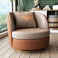 Modern minimalist cat paw leather sofa chair - trendy apartment bedroom balcony living room single seater light luxury sofa table and chair set