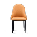 Luxury custom leather stool for home - modern minimalist design, direct from factory, nordic dining chair for living room and dining area