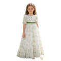 Girls' chiffon dress - new  summer collection - printed beach dress - vacation style - kids' dress - in stock & ready to ship (dropshipping available)
