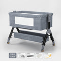 Baby crib convertible bed mobile foldable multifunctional cradle newborn bedside bed cross-border hot-selling baby bed