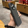 Suitable for apple 17 all-inclusive anti-fall ai button mobile phone case liquid silicone thin ring magnetic suction iphone16 large hole 14