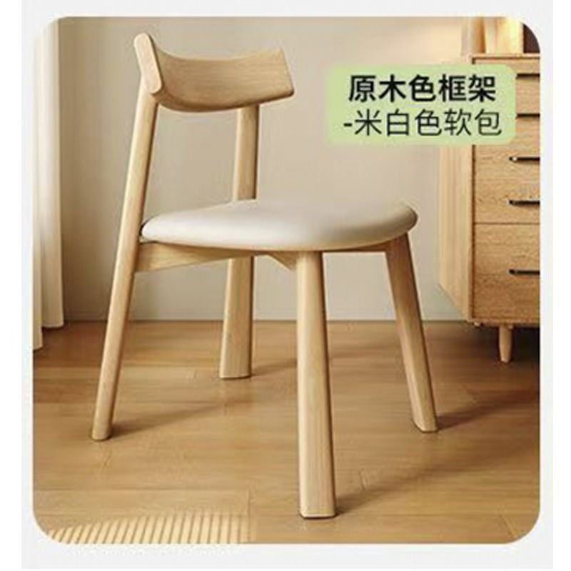 Solid wood dining chair scandinavianfrench medieval feng for home dining chair casual back dining chair black paddle restaurant bar chair