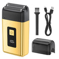 reciprocating double-blade electric shaver, portable, car-mounted, waterproof, menfor home, fast charging razor