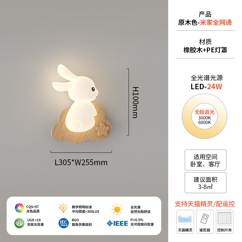 Walnut color star aisle light corridor entrance entrance balcony light full spectrum room rabbit wall light ceiling light