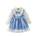 Girls' bowknot lolita dress - new spring/autumn  collection - sweet lace princess dress for little girls - dropshipping available