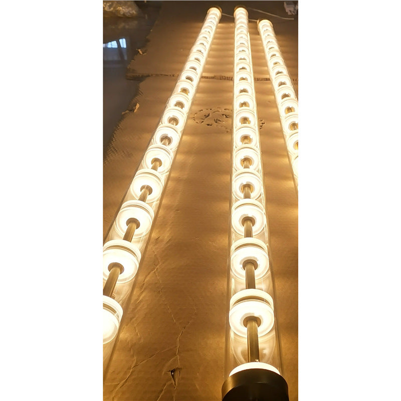 Modern minimalist light luxury long arm wall lamp - designer style for hotel, villa, front desk, and private room