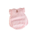 Infant and toddler thin summer style flying sleeve bag butt baby girl romper hoodie newborn cartoon style one-piece hoodie
