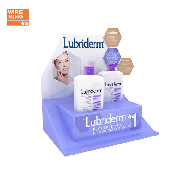 Laitu Customized Acrylic Skin Care Display Rack Brand Moisturizing Cream Face Cream Display Props Counter Acrylic Display Rack