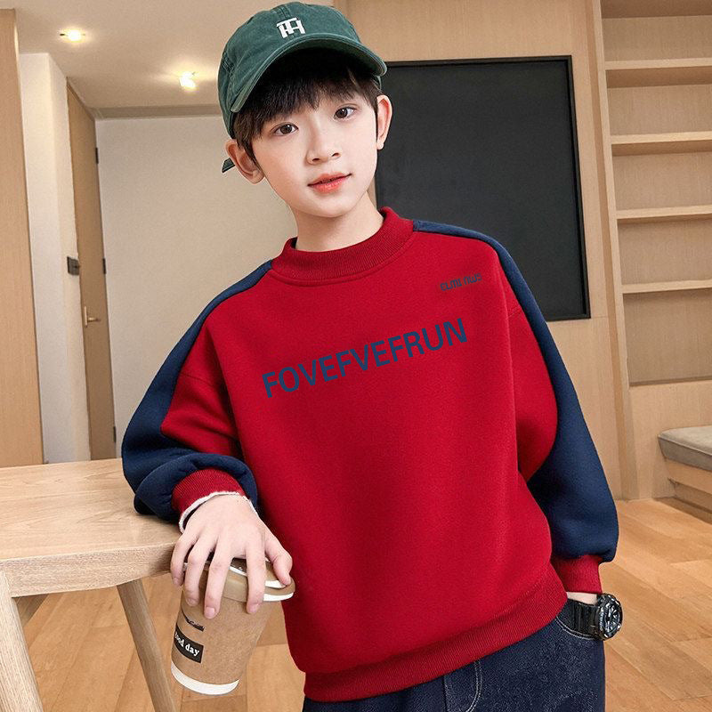 Boys' hoodies & sweatshirts: spring  new arrivals - color block base layers for kids & teens - stylish & trendy tops for students