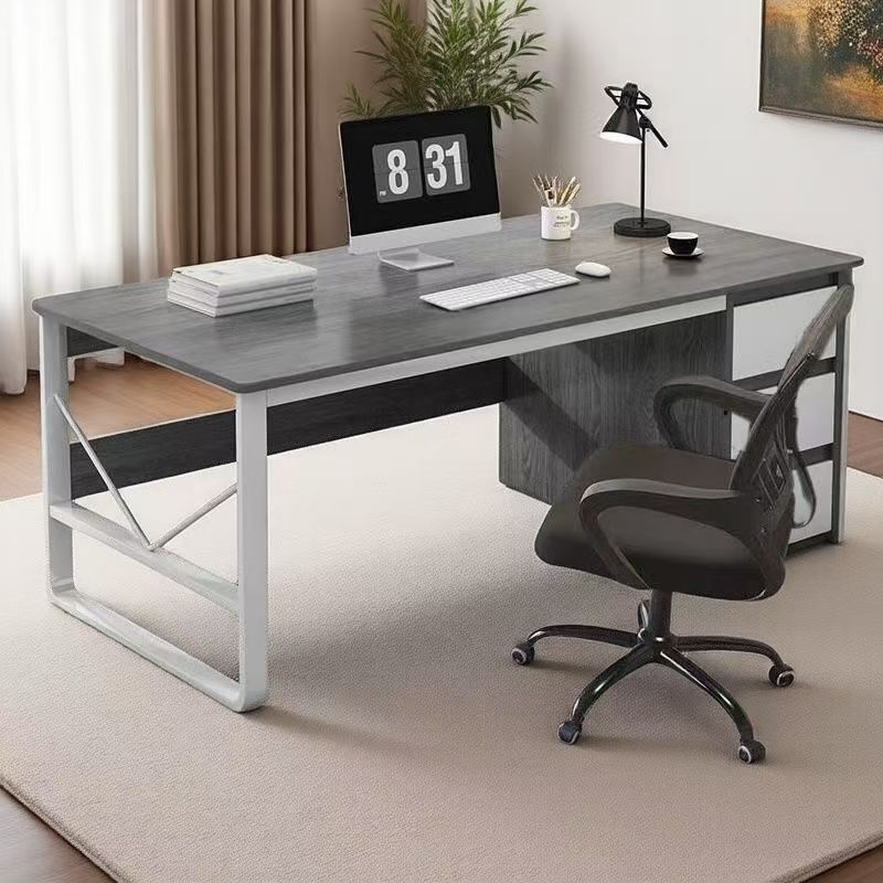 Long computer desk desktop home writing desk simple office desk minimalist modern bedroom study table