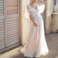 2025 autumn new european and american export dress - sexy lace v-neck backless dress for ebay and amazon