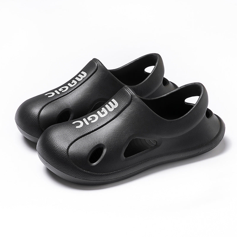 Crocs men's summeroutweareva toe cap slippers outdoor couple casual sports beach sandals difficult men's style