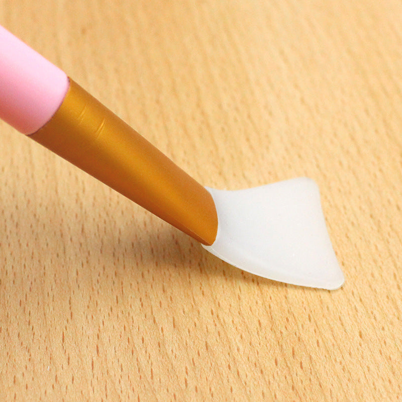 Silicone mask brush - perfect for applying masks, beauty brushes, soft silicone head for mud masks, spa tools, makeup brushes