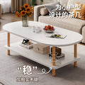 Coffee table small apartment double layer thickened rental house simple table high-end simple tea table bedroom small table