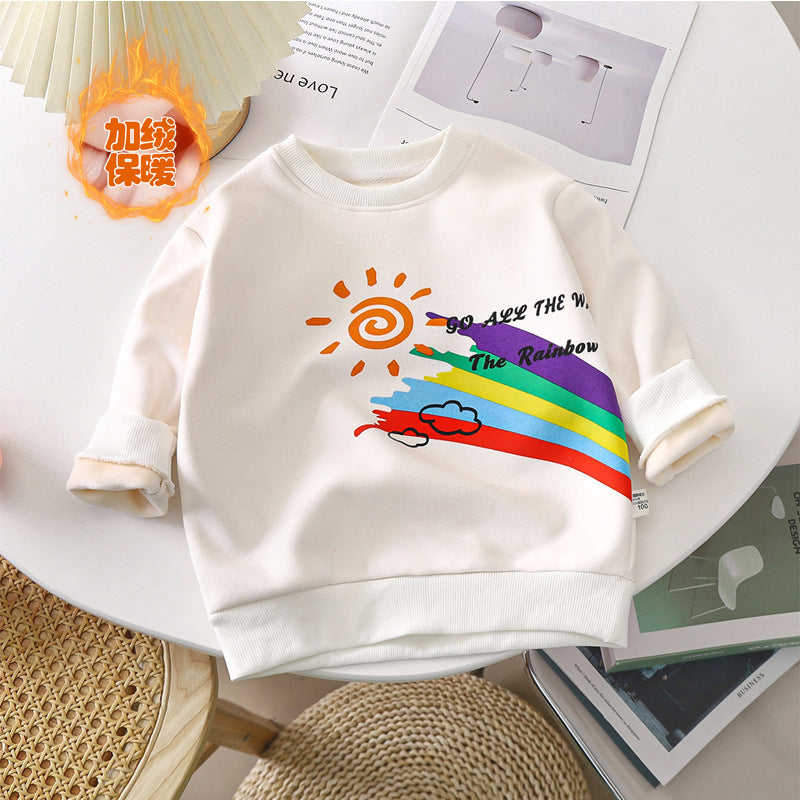 Children's hoodie  autumn collection, 100% cotton, long sleeve t-shirt for boys and girls, infant and toddler pullover top
