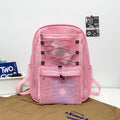Pvc transparent backpack - summer beach travel backpack - wholesale for cross-border e-commerce - unique design for middle school and college students