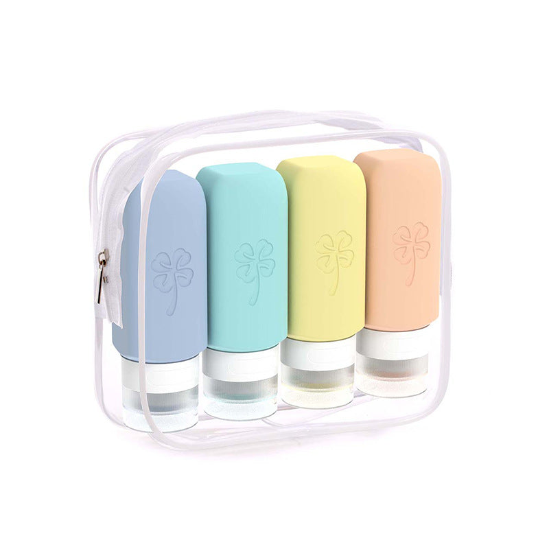 Self-designed new silicone sub-bottling 3floz travel outdoor cosmetics 90ML food-grade silicone storage bottle