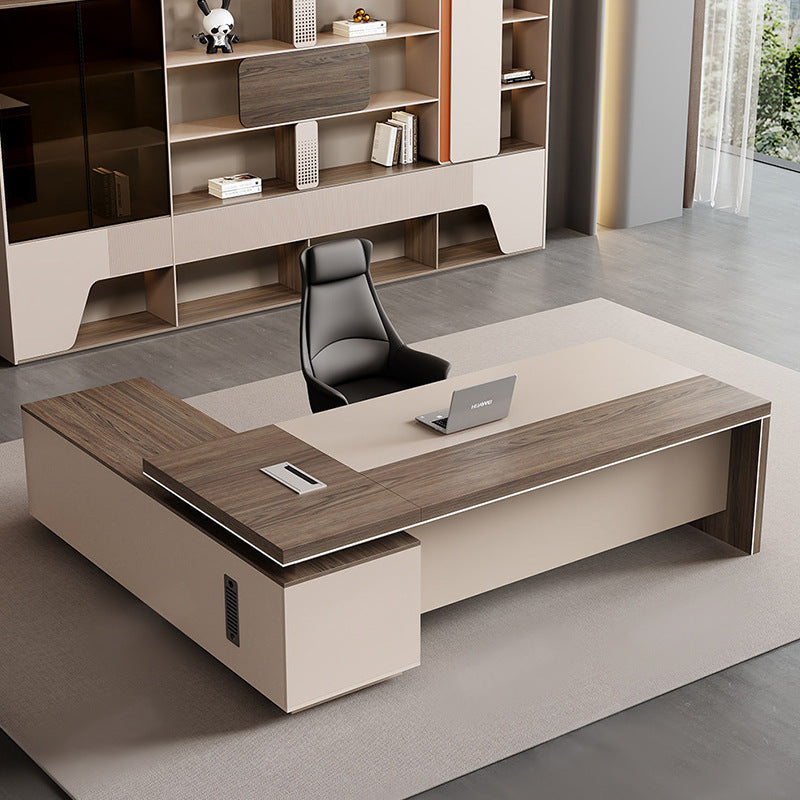 Saint li executive desk - modern minimalist office furniture for managers and supervisors - office desk and chair set - executive office desk