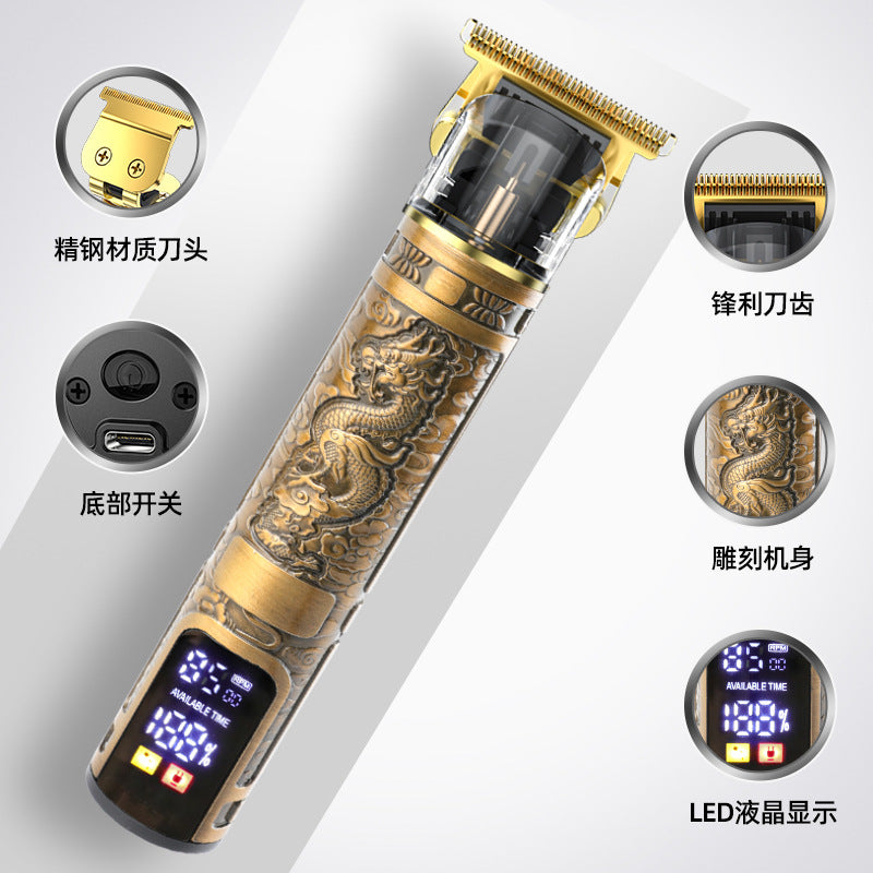 t9 bald handy gadget oil head electric clipper hairdresser electric clipper hairdressing scissors digital display electric hairdresser