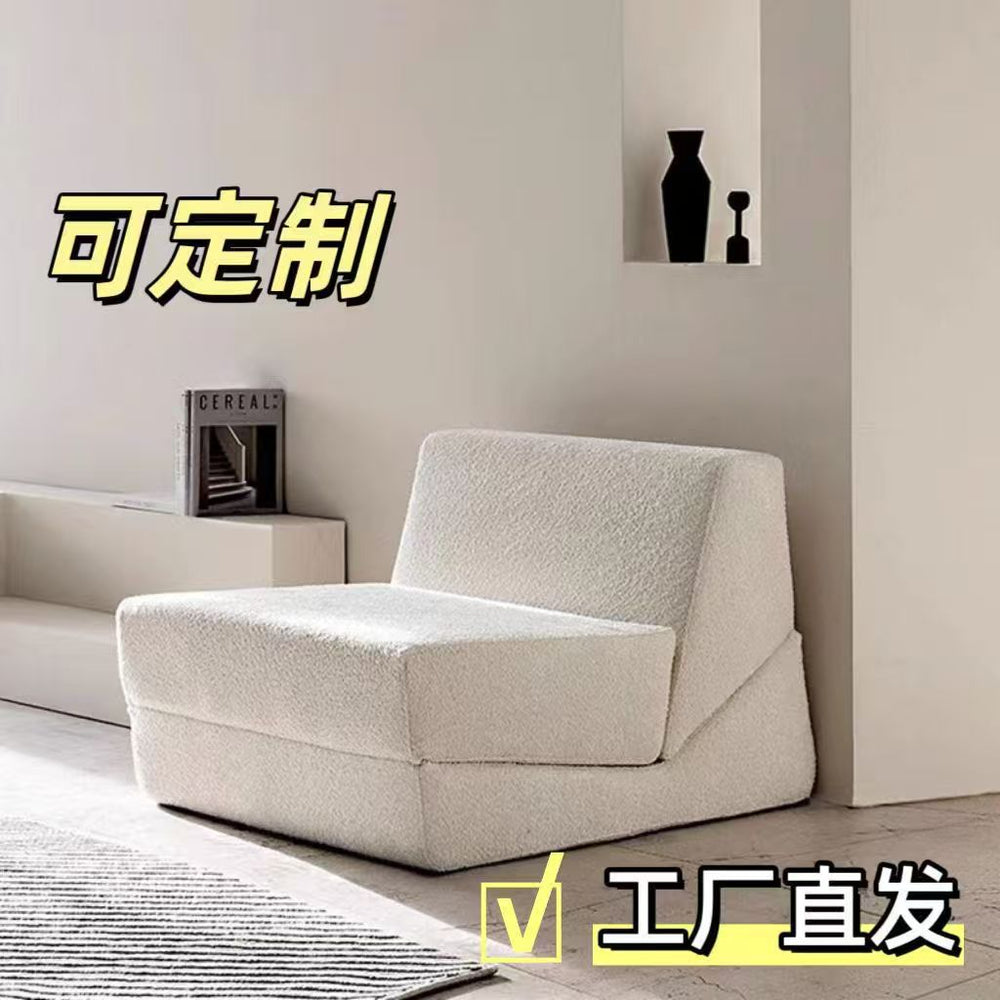 Compressed sofa lazy sofa single sofa bed living room bedroom foldable multi-purpose home tatami cross-border export