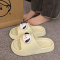 Eva thick sole slippers women's home indoor home outwear non-slip deodorizing filter bathroom bathing stepping on shit cartoon sandals