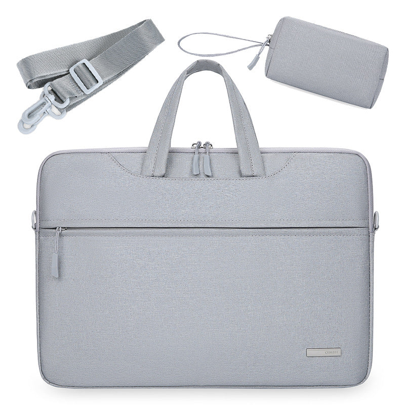 Cross-border computer bag, men's and women's business laptop liner bag/15-inch laptop shoulder bag oblique span bag