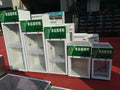 Food sample storage cabinet, kindergarten canteen refrigerated display case, small refrigerator, fruit upright refrigerator