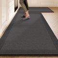 Kitchen floor mat non-slip oil-proof wipeable waterproof pure color stain-resistant mat easy-care for homethickened foot mat wholesale