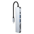 Usbhub docking station is suitable for macbook apple notebook six-in-one docking station type-c