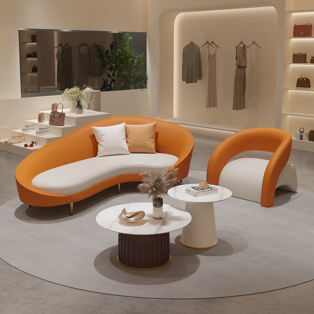 25 new hotel lobby modern minimalist vip lounge reception sofa curved office store negotiation area