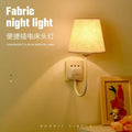 Remote control baby feeding eye protection night light plug-in socket bedroom sleep table lamp bedside lamp moon wall lamp atmosphere